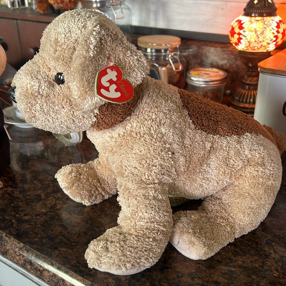 Vintage 1999 TY Classic Collection Toffee The Terrier Dog Plush - Picture 2 of 4